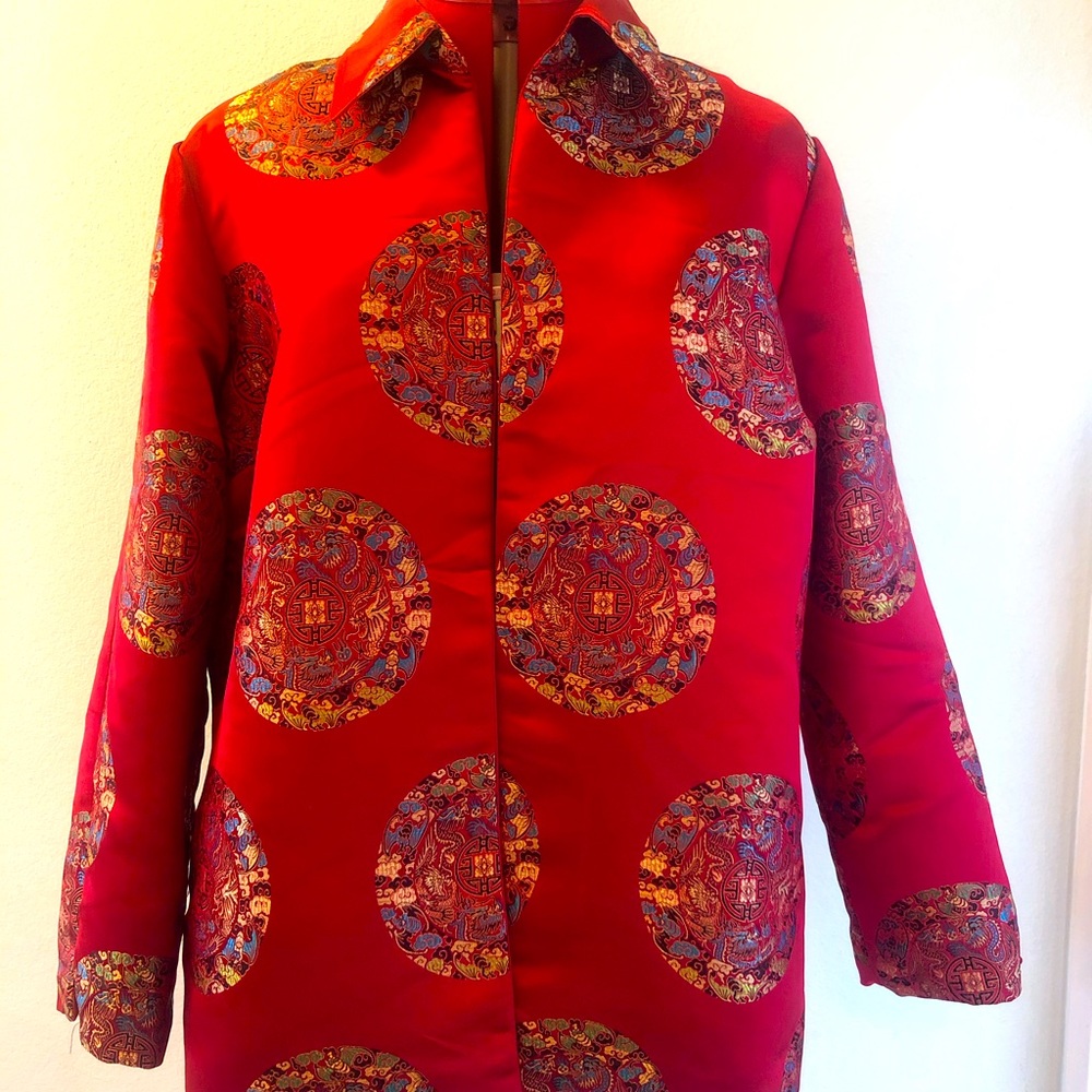 Reversible Asian Brocade Jacket - image 1